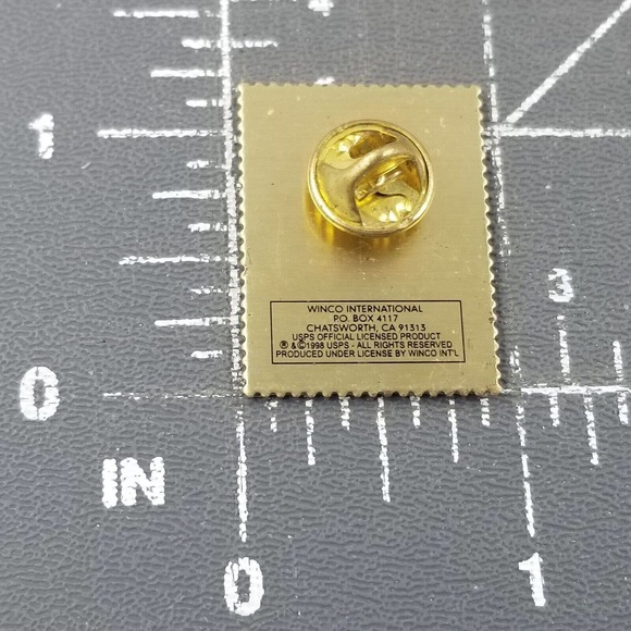 1998 Share your Life Organ & Tissue Donation USPS 32 Cent USA Stamp Enamel Pin - Picture 3 of 4